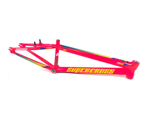 Supercross BMX RS7 Aluminum Racing Frame - Pink