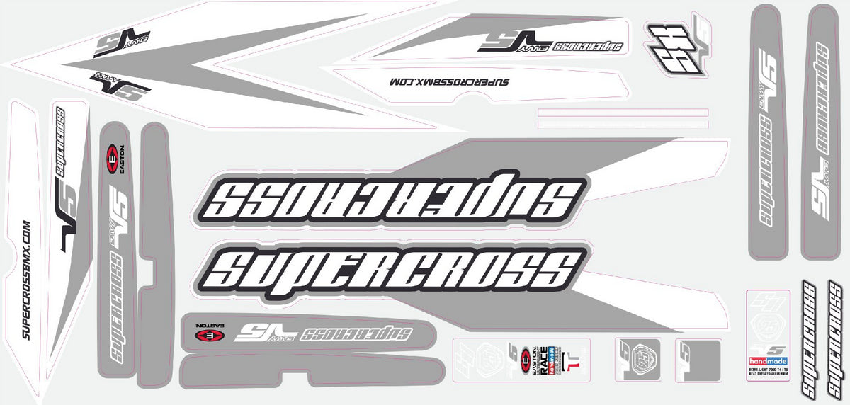 Supercross BMX - ENVY v5 Decal Kit - Supercross BMX - BMX Racing 